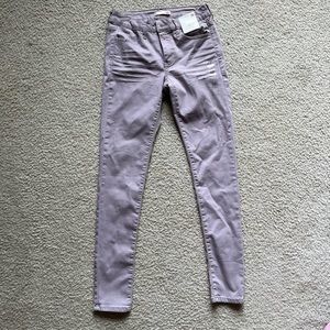 NWT purple jeggings juniors size 7